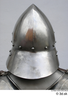 Photos Medieval Knight in plate armor 20 head helmet knight…